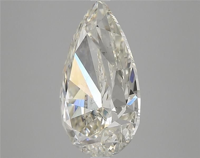 5.02ct K SI1 Rare Carat Ideal Cut Pear Diamond