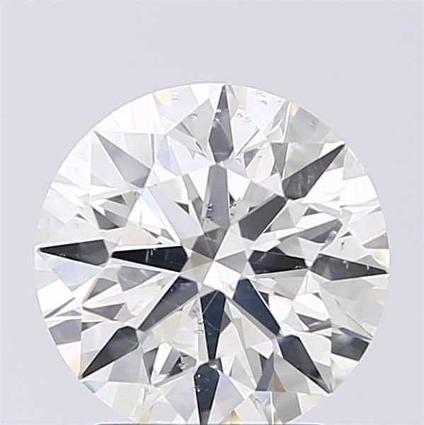 2.09ct J SI2 Rare Carat Ideal Cut Round Diamond