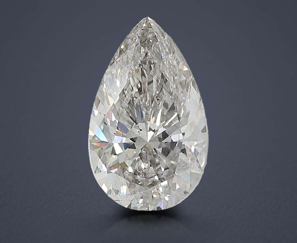 2.50 Carat Pear Lab Diamond