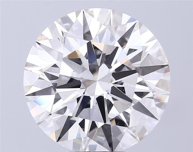 10.05ct F VS2 Rare Carat Ideal Cut Round Lab Grown Diamond