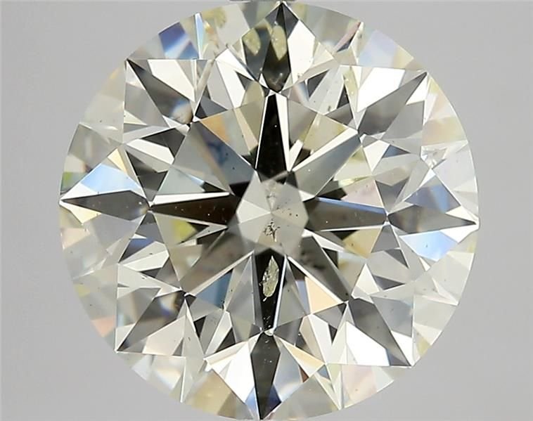 5.02ct K SI1 Rare Carat Ideal Cut Round Diamond