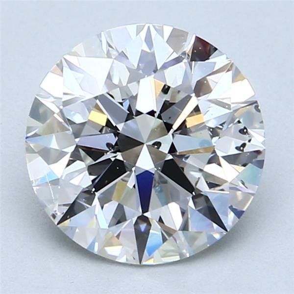 3.20ct F SI2 Excellent Cut Round Diamond