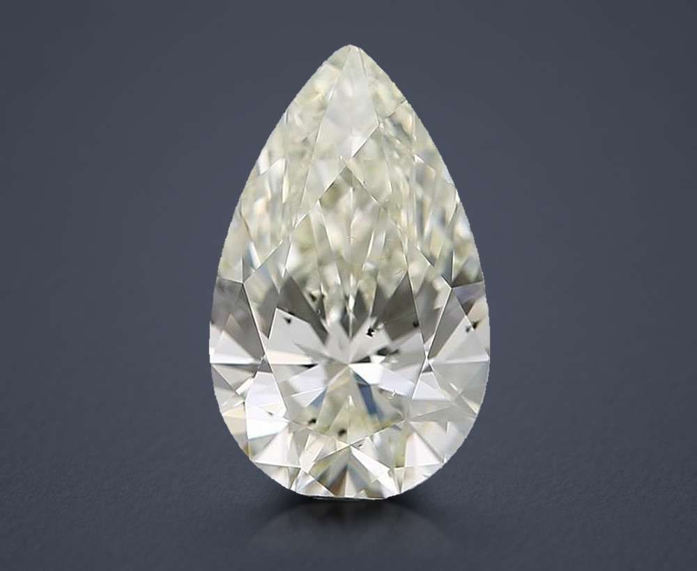 1.70 Carat Pear Natural Diamond