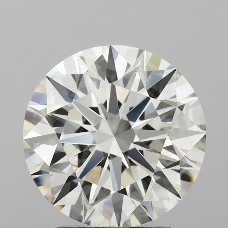 3.74ct H VS2 Rare Carat Ideal Cut Round Lab Grown Diamond