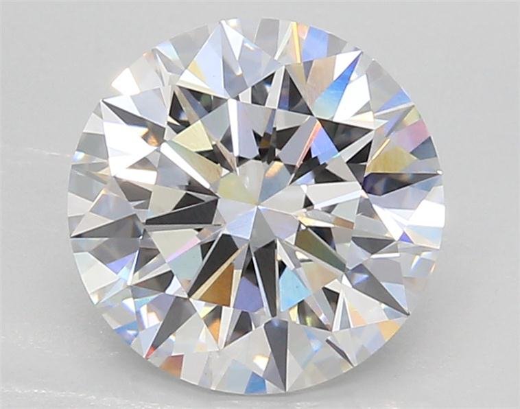 3.02ct D VS1 Rare Carat Ideal Cut Round Lab Grown Diamond