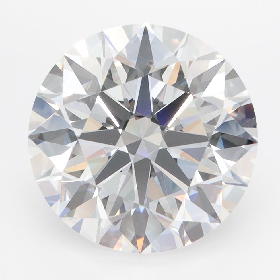 5.06ct D VVS2 Rare Carat Ideal Cut Round Lab Grown Diamond