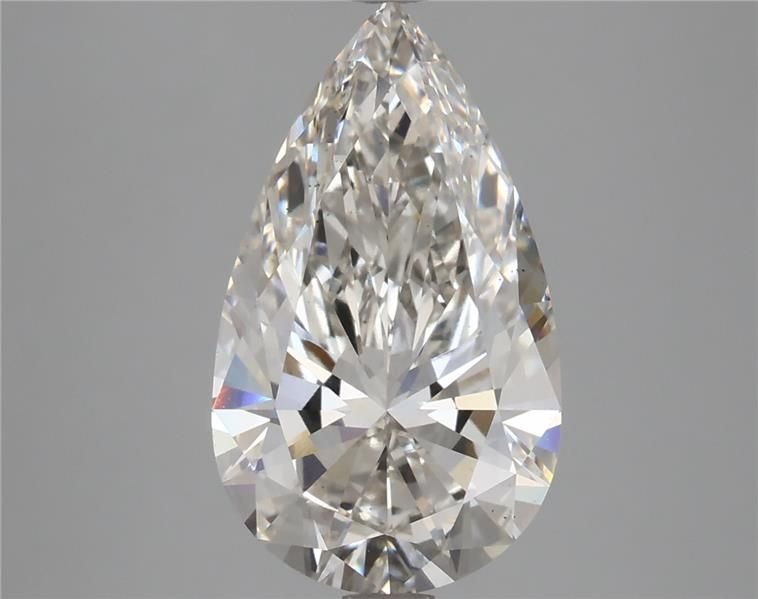 4.02ct H VS2 Rare Carat Ideal Cut Pear Lab Grown Diamond