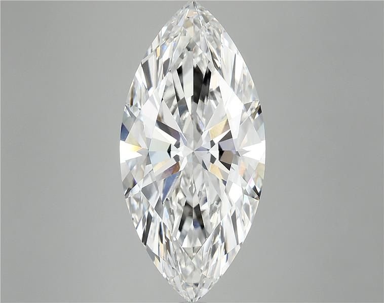 8.19ct F VVS2 Rare Carat Ideal Cut Marquise Lab Grown Diamond