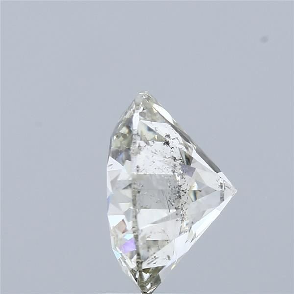 6.01ct J SI2 Rare Carat Ideal Cut Round Diamond