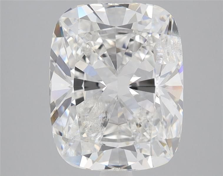 3.38ct G SI2 Rare Carat Ideal Cut Cushion Lab Grown Diamond