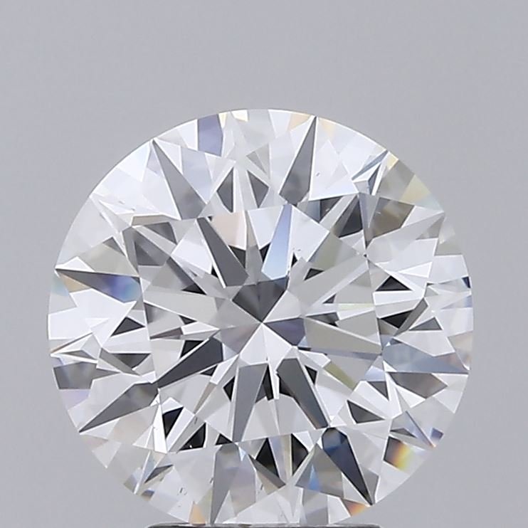 4.30ct D VS2 Rare Carat Ideal Cut Round Lab Grown Diamond