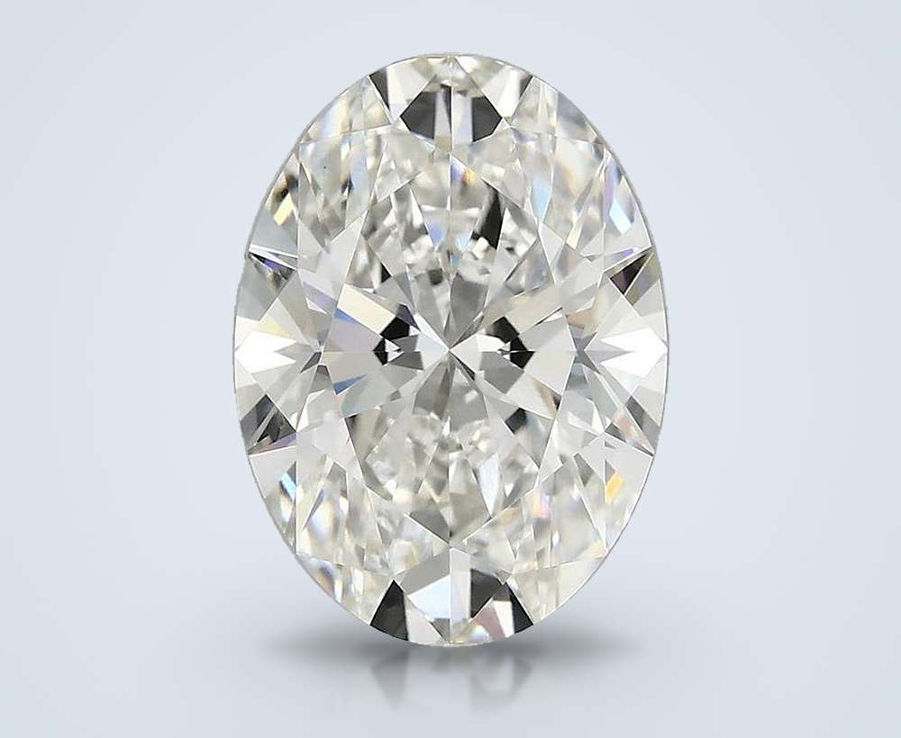 3.78 Carat Oval Lab Diamond