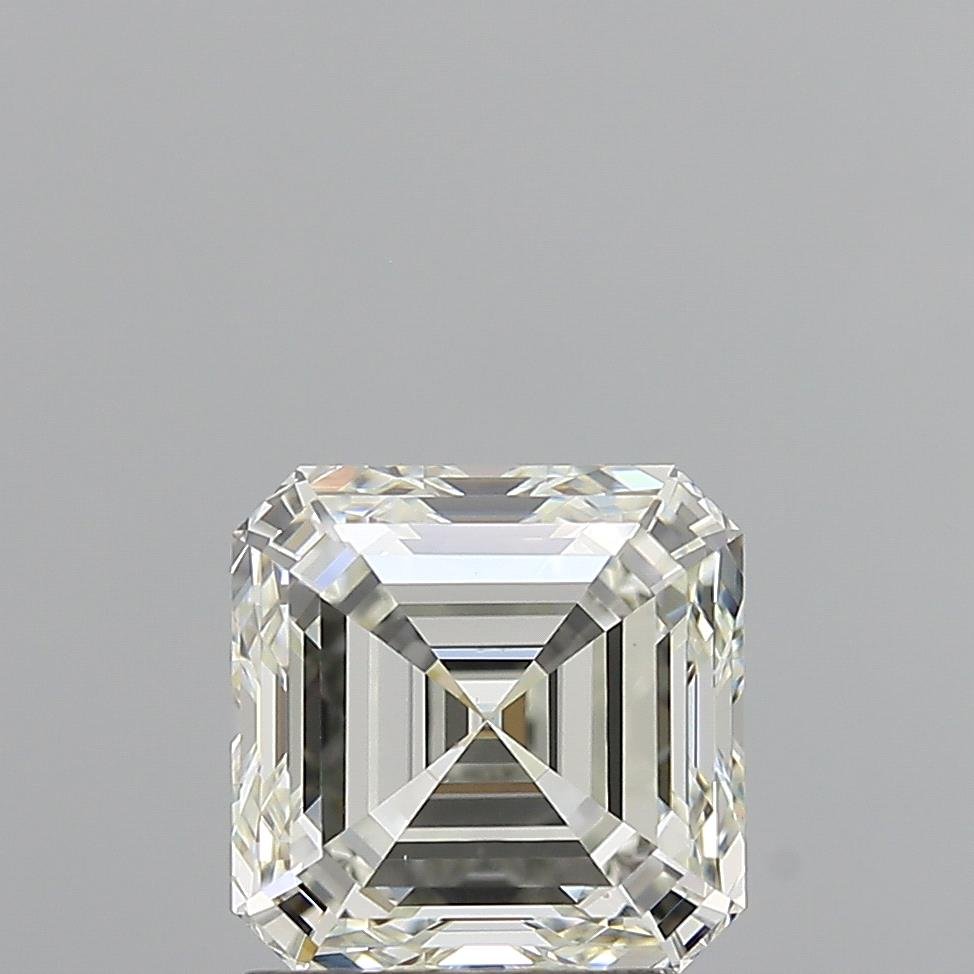 2.09ct J VS2 Rare Carat Ideal Cut Asscher Diamond