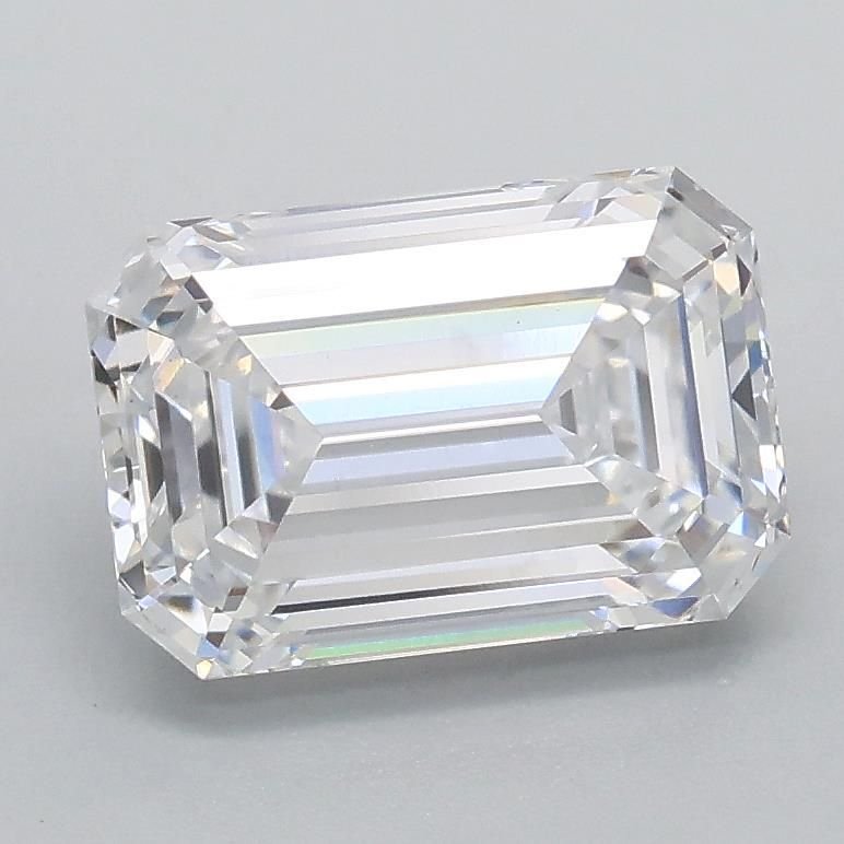 1.59ct D VS1 Rare Carat Ideal Cut Emerald Lab Grown Diamond