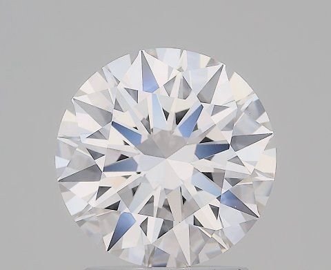2.04ct F FL Rare Carat Ideal Cut Round Diamond