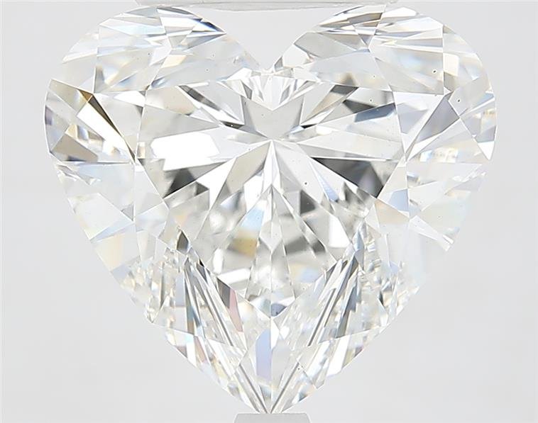 7.26ct F VS1 Rare Carat Ideal Cut Heart Lab Grown Diamond