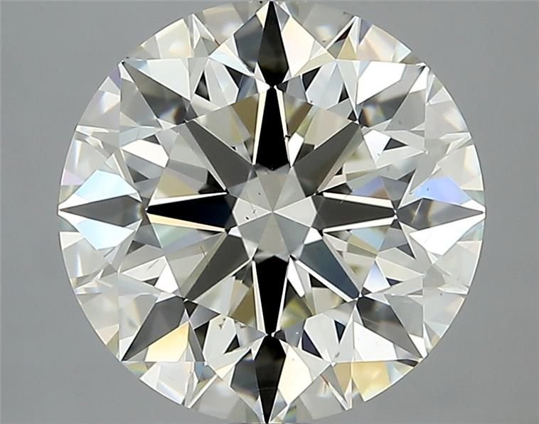 4.04ct K VS2 Rare Carat Ideal Cut Round Diamond