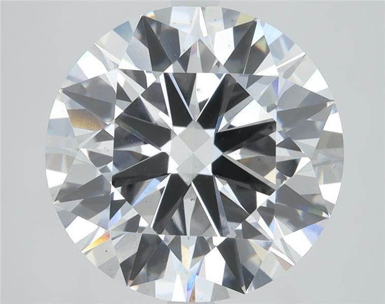 6.12ct D VS2 Rare Carat Ideal Cut Round Lab Grown Diamond