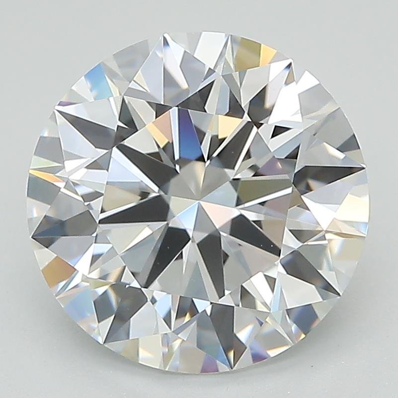 3.41ct D VS1 Rare Carat Ideal Cut Round Lab Grown Diamond