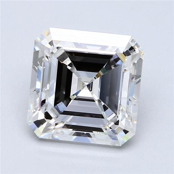 4.47ct E IF Excellent Cut Asscher Diamond