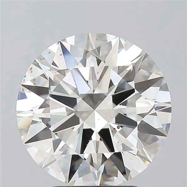3.51ct J SI1 Rare Carat Ideal Cut Round Diamond