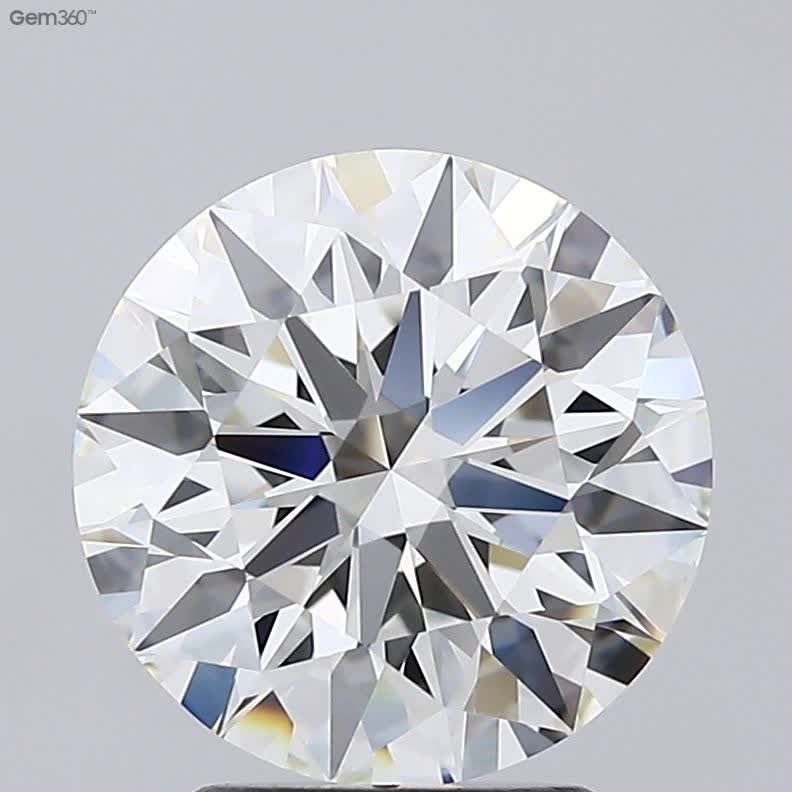 3.02ct G VVS1 Rare Carat Ideal Cut Round Lab Grown Diamond