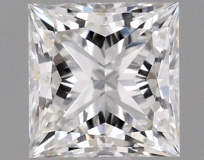 1.38ct F VS1 Rare Carat Ideal Cut Princess Lab Grown Diamond