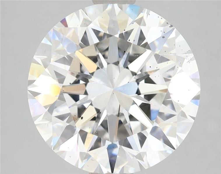 4.05ct F SI1 Excellent Cut Round Lab Grown Diamond