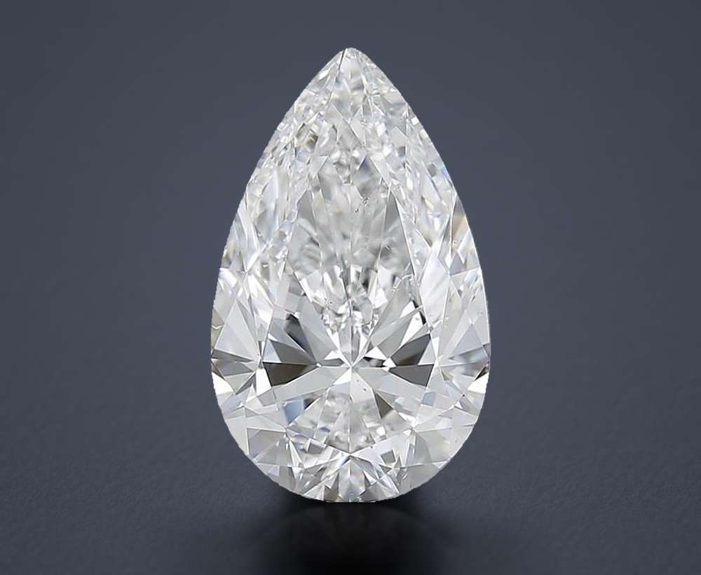 5.01 Carat Pear Natural Diamond