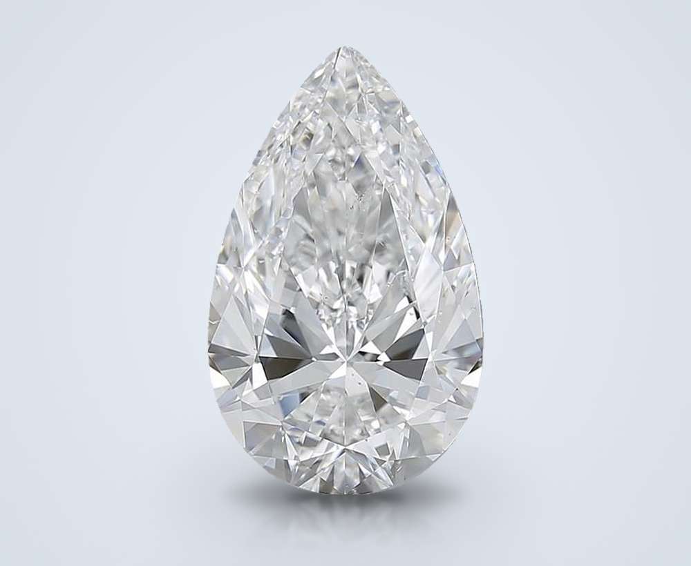 5.01 Carat Pear Natural Diamond