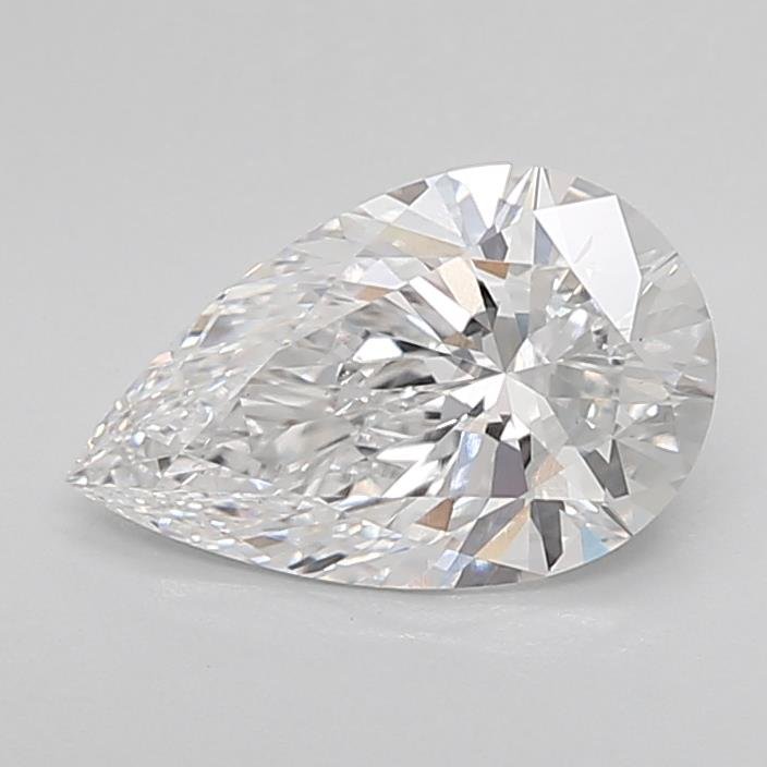 1.59ct D VS1 Rare Carat Ideal Cut Pear Lab Grown Diamond