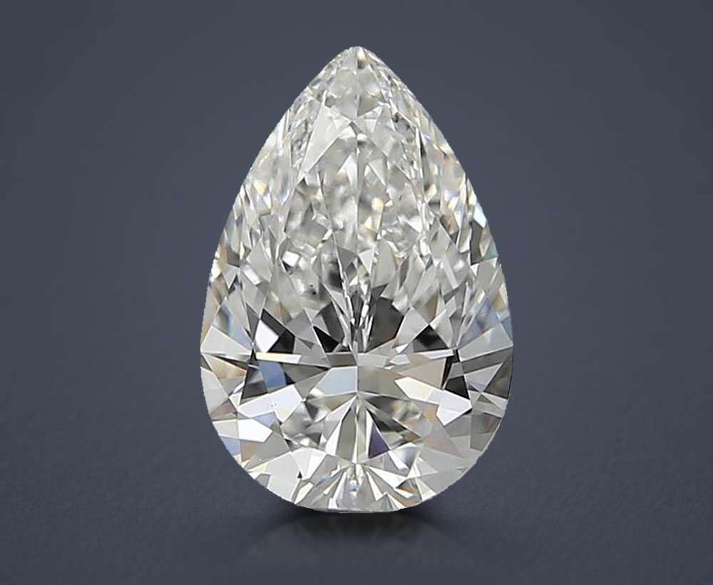 1.00 Carat Pear Lab Diamond