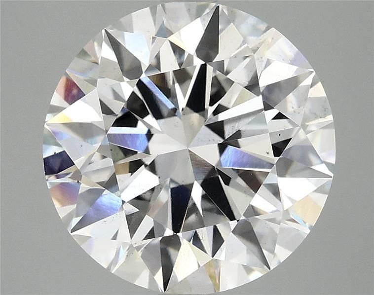 5.05ct F SI1 Rare Carat Ideal Cut Round Lab Grown Diamond