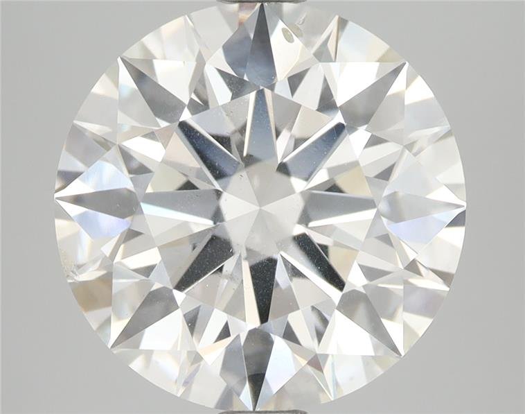 4.03ct H SI2 Excellent Cut Round Diamond