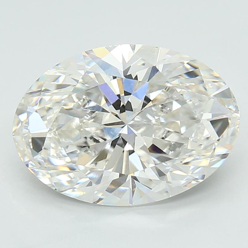 3.08ct G VS1 Rare Carat Ideal Cut Oval Lab Grown Diamond