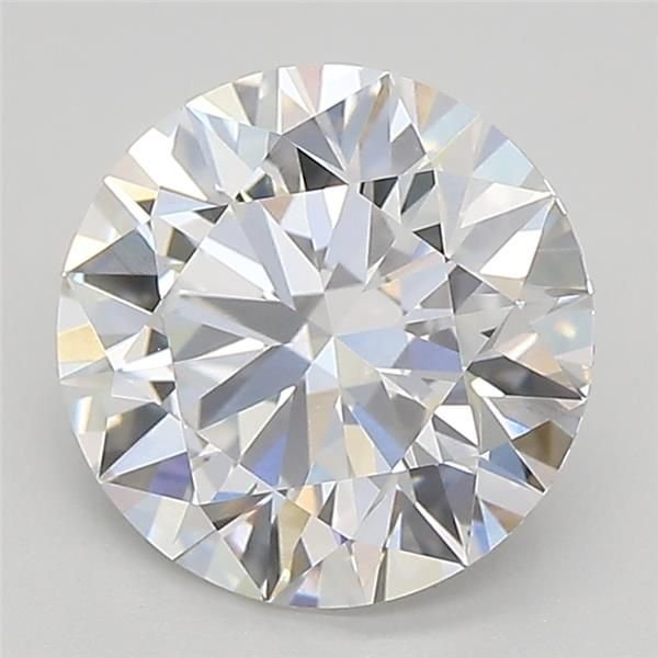 2.13ct F VVS1 Rare Carat Ideal Cut Round Lab Grown Diamond