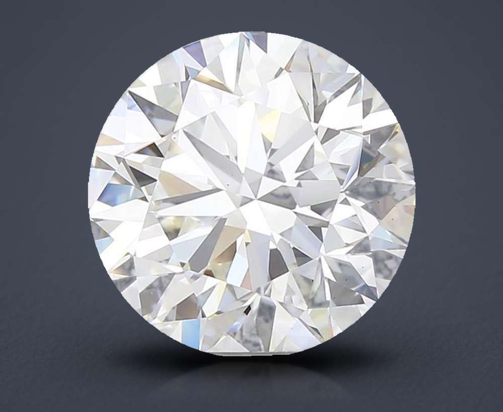 3.40 Carat Round Lab Diamond