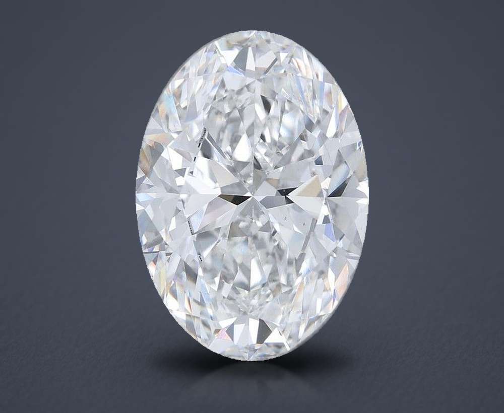6.79 Carat Oval Lab Diamond