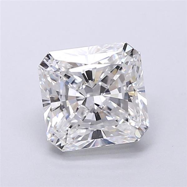 1.55ct D VVS2 Rare Carat Ideal Cut Radiant Lab Grown Diamond