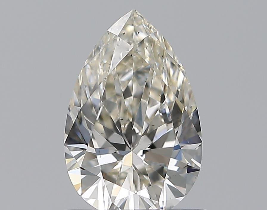 0.61ct K SI1 Rare Carat Ideal Cut Pear Diamond