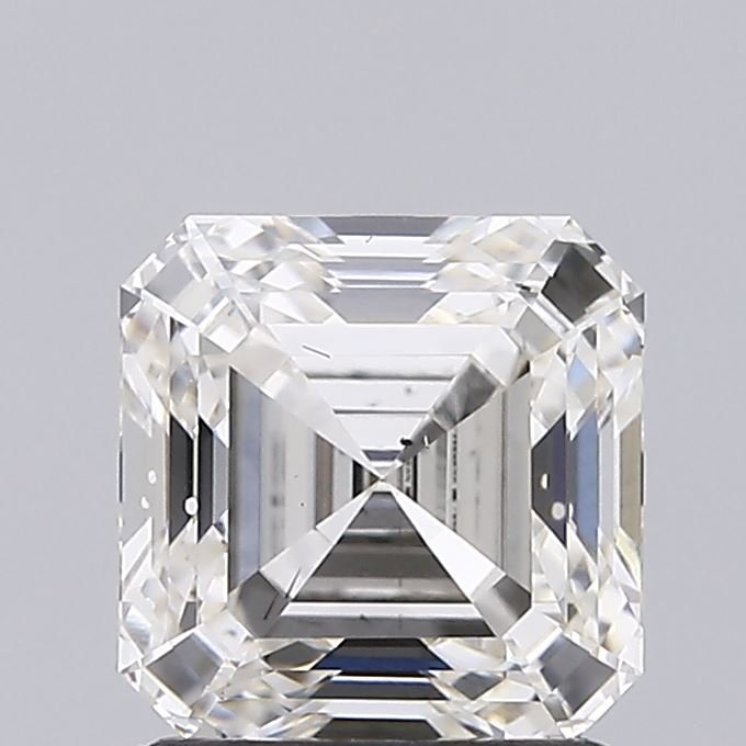 1.53ct H SI1 Rare Carat Ideal Cut Asscher Lab Grown Diamond