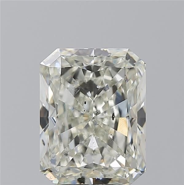 5.01ct H SI2 Rare Carat Ideal Cut Radiant Diamond
