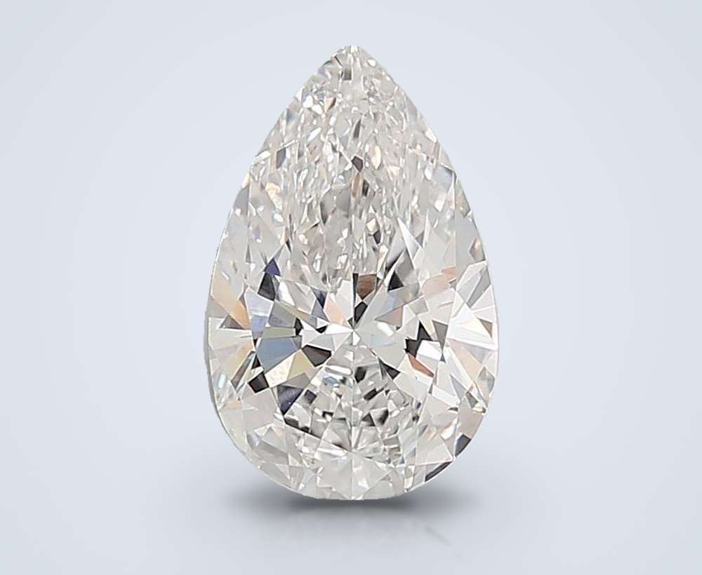 6.02 Carat Pear Lab Diamond