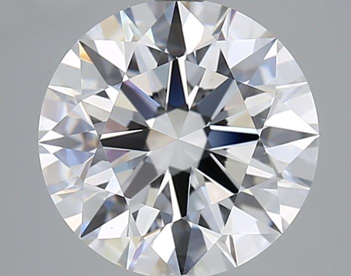 3.04ct D VS2 Rare Carat Ideal Cut Round Lab Grown Diamond