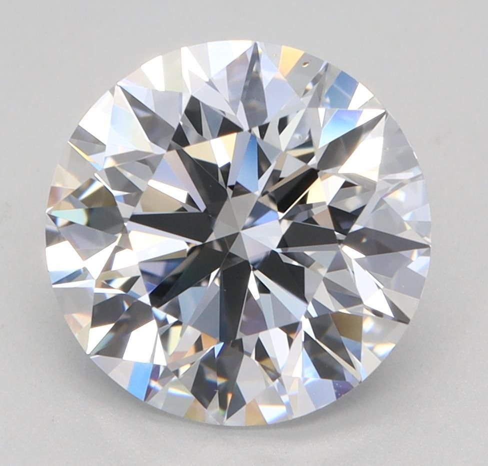 2.76ct E VS1 Rare Carat Ideal Cut Round Lab Grown Diamond