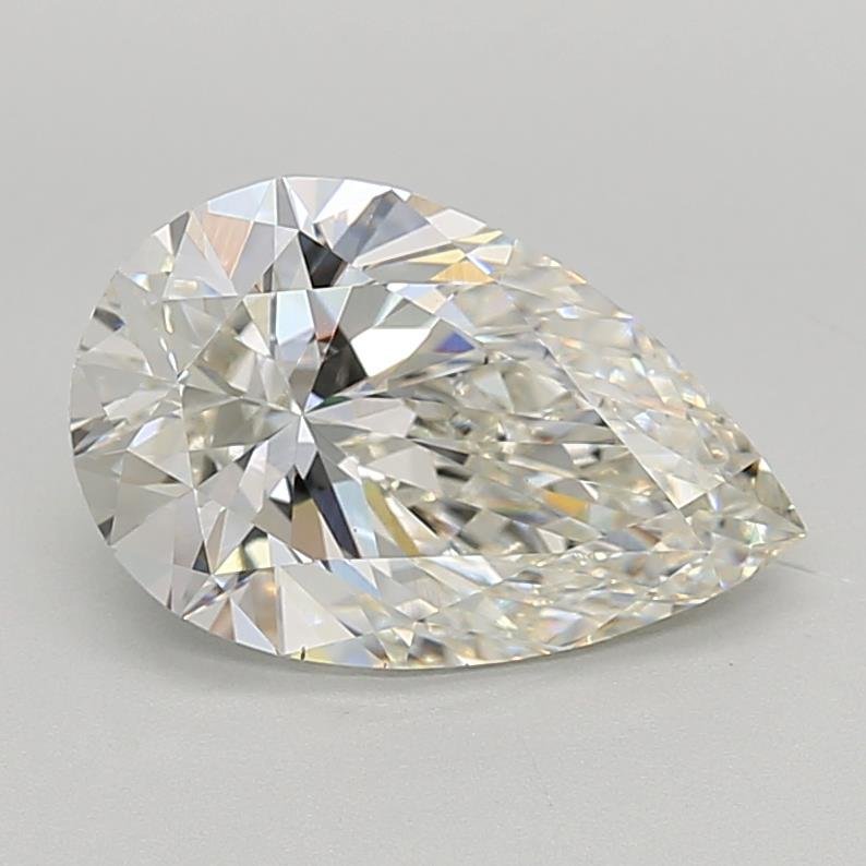 3.10ct G VS1 Rare Carat Ideal Cut Pear Lab Grown Diamond