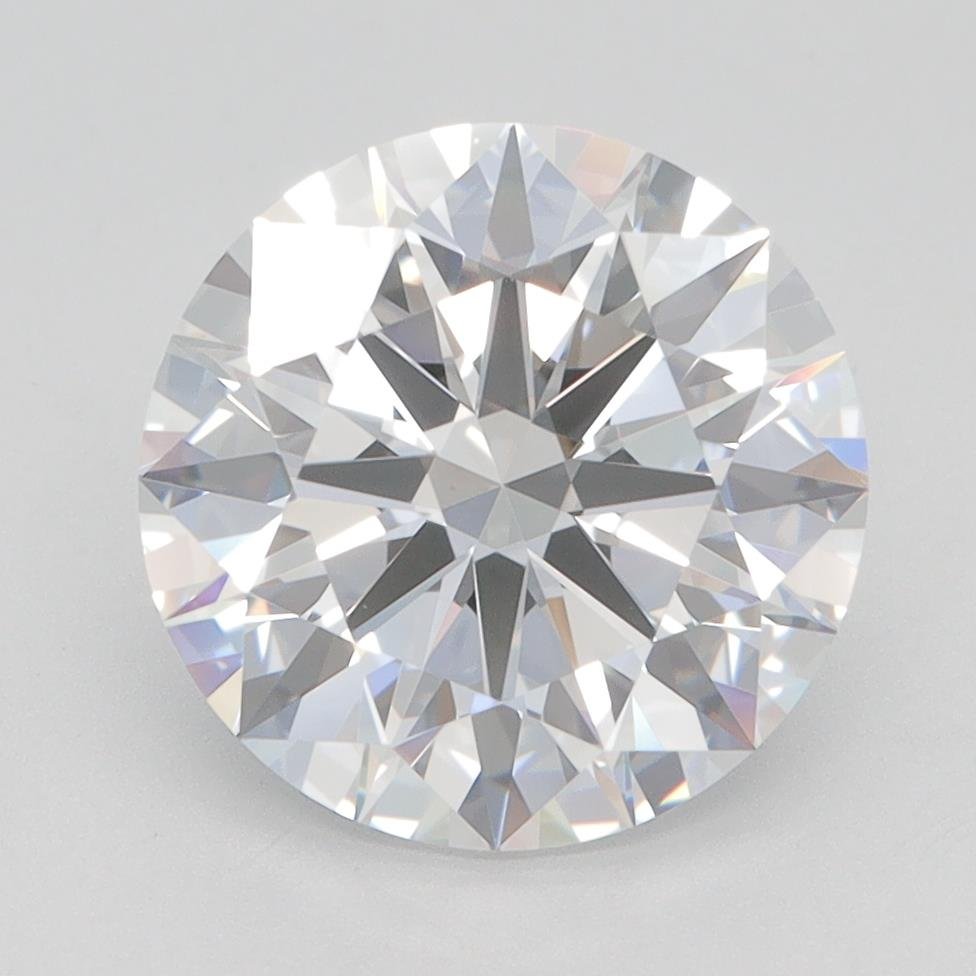 3.32ct D VVS2 Rare Carat Ideal Cut Round Lab Grown Diamond