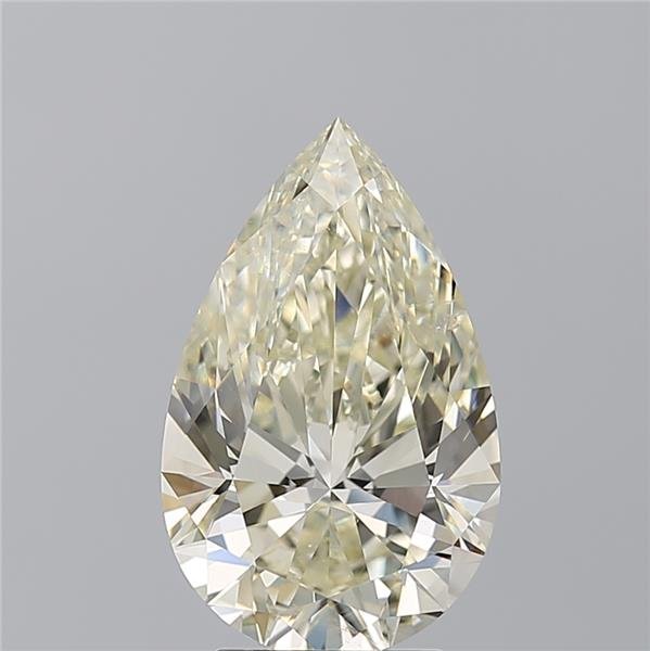 4.01ct K SI1 Rare Carat Ideal Cut Pear Diamond