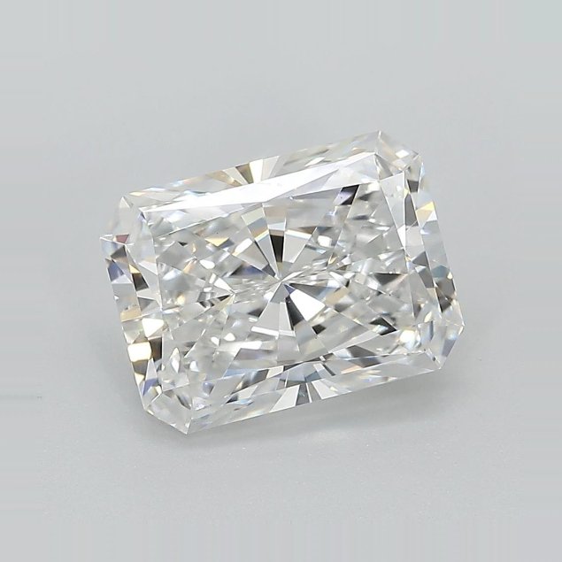 2.79ct E VS1 Rare Carat Ideal Cut Radiant Lab Grown Diamond