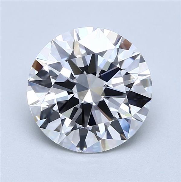 2.99ct D VVS2 Rare Carat Ideal Cut Round Diamond